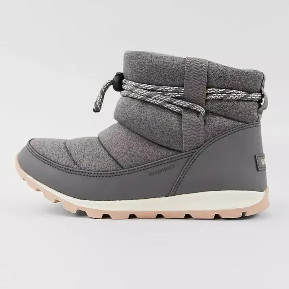 Sorel Whitney Short Puffer Ankle Boot Gray Womens Size US 9 - Picture 1 of 8